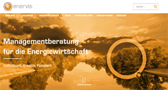 Desktop Screenshot of enervis.de