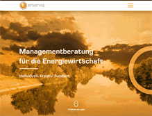 Tablet Screenshot of enervis.de